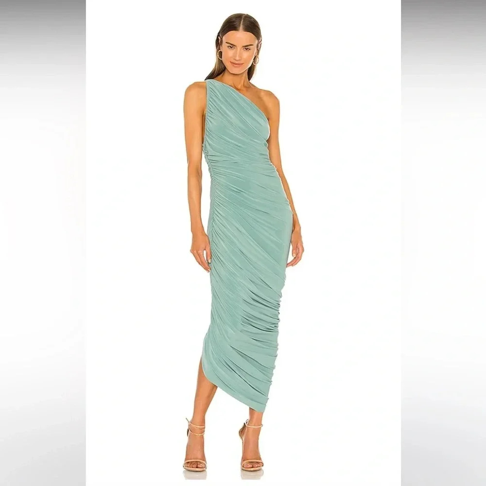 Norma Kamala Diana Gown in Vintage Mint